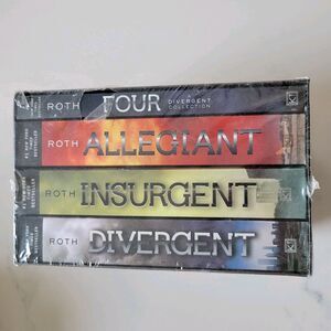 Divergent Series NEW 4-Book Paperback Set: Divergent, Insurgent, Allegiant, Four